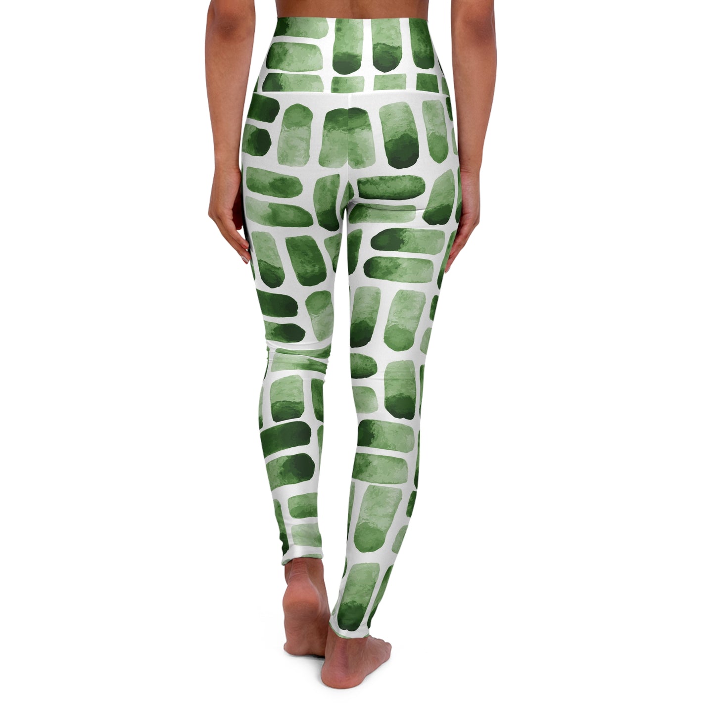 High Waisted Yoga Leggings (AOP)