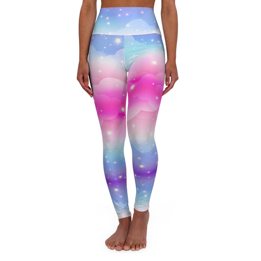 High Waisted Yoga Leggings (AOP)