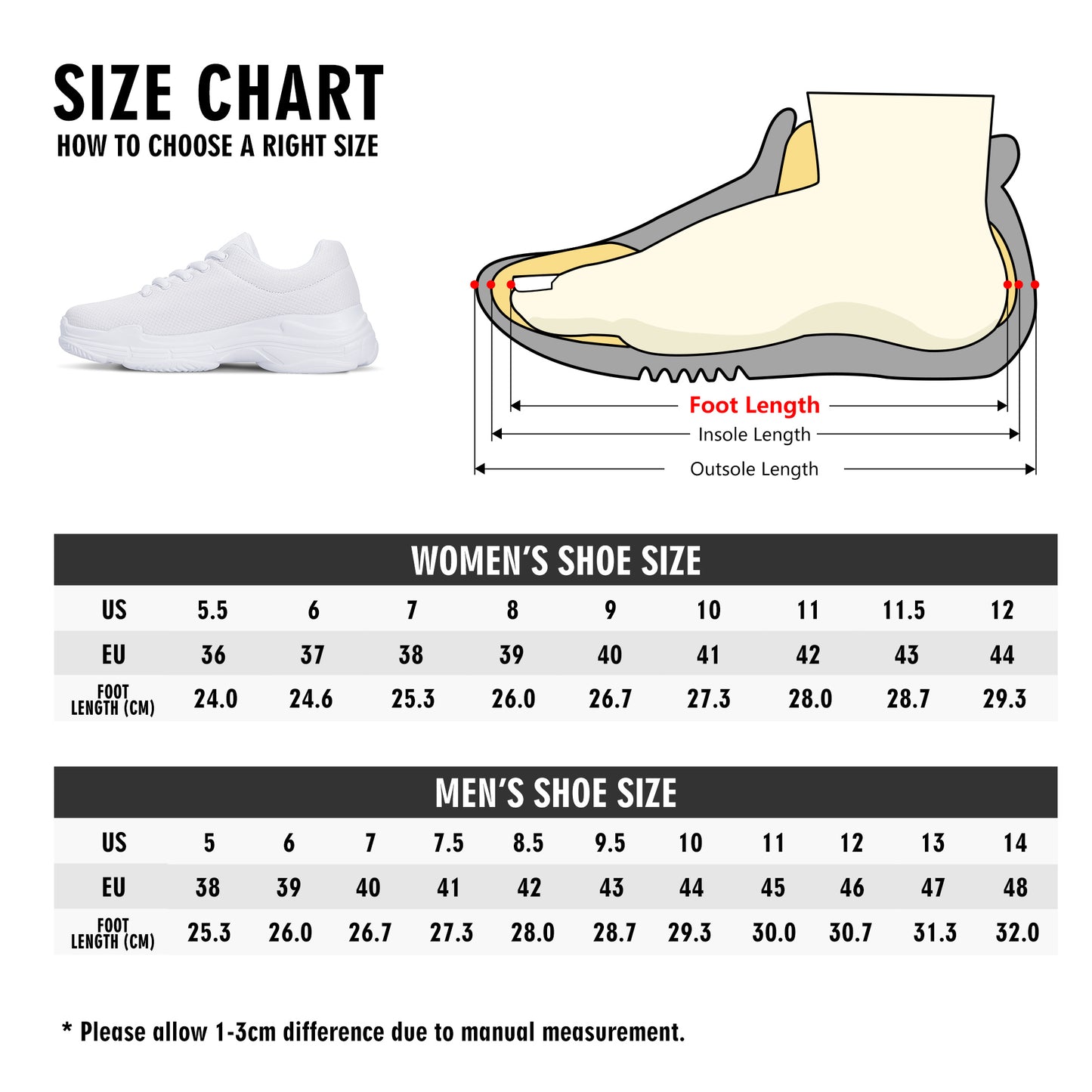 Mens MD Chunky Sneakers