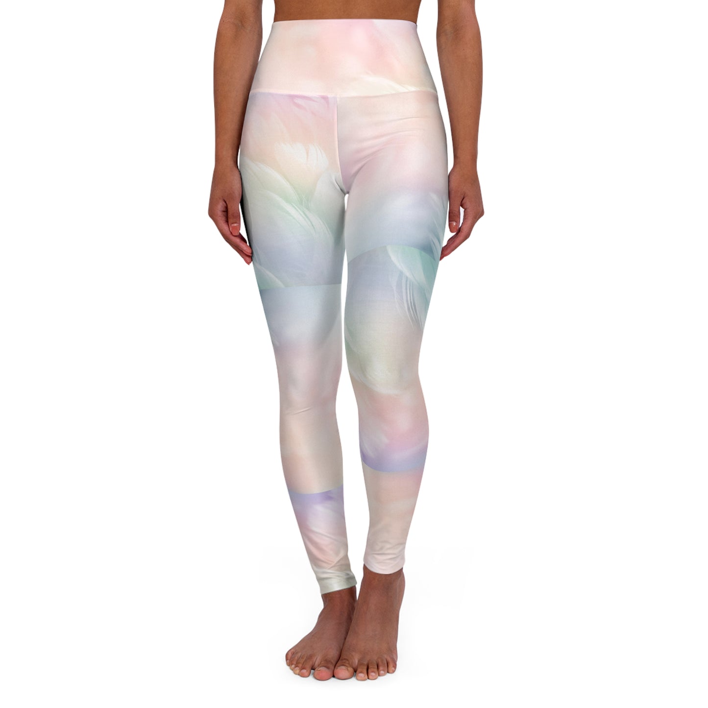 High Waisted Yoga Leggings (AOP)