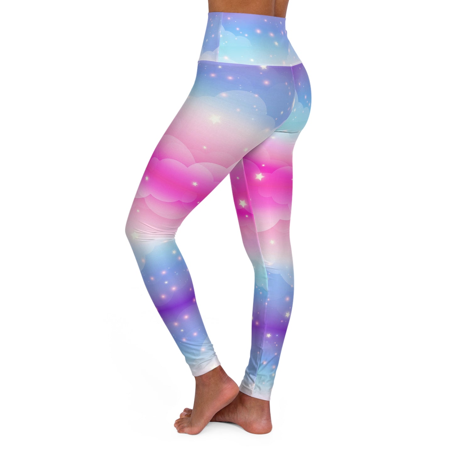 High Waisted Yoga Leggings (AOP)