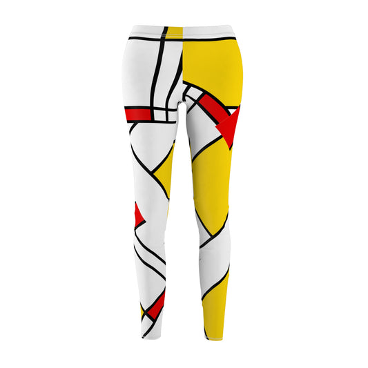 Women's Cut & Sew Casual Leggings (AOP)