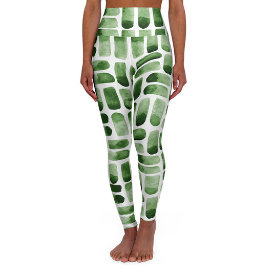 High Waisted Yoga Leggings (AOP)