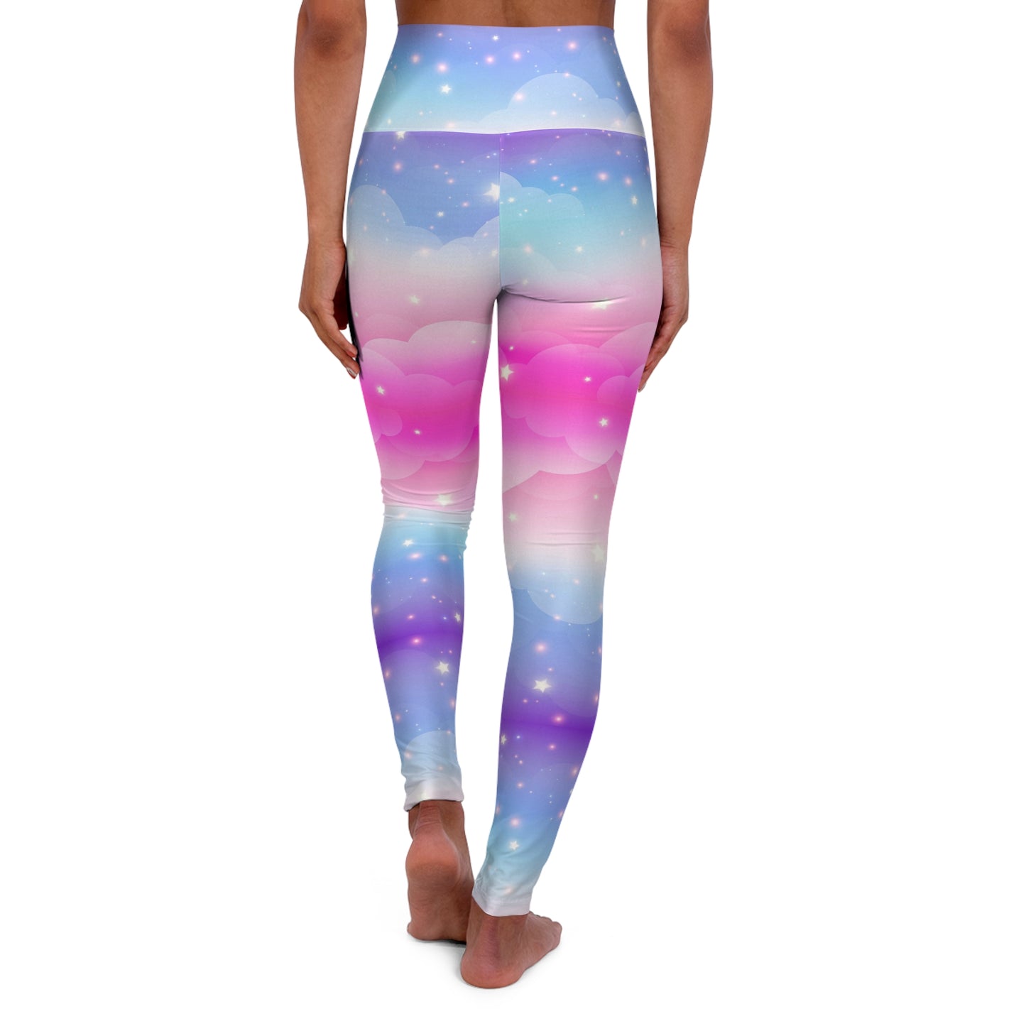 High Waisted Yoga Leggings (AOP)