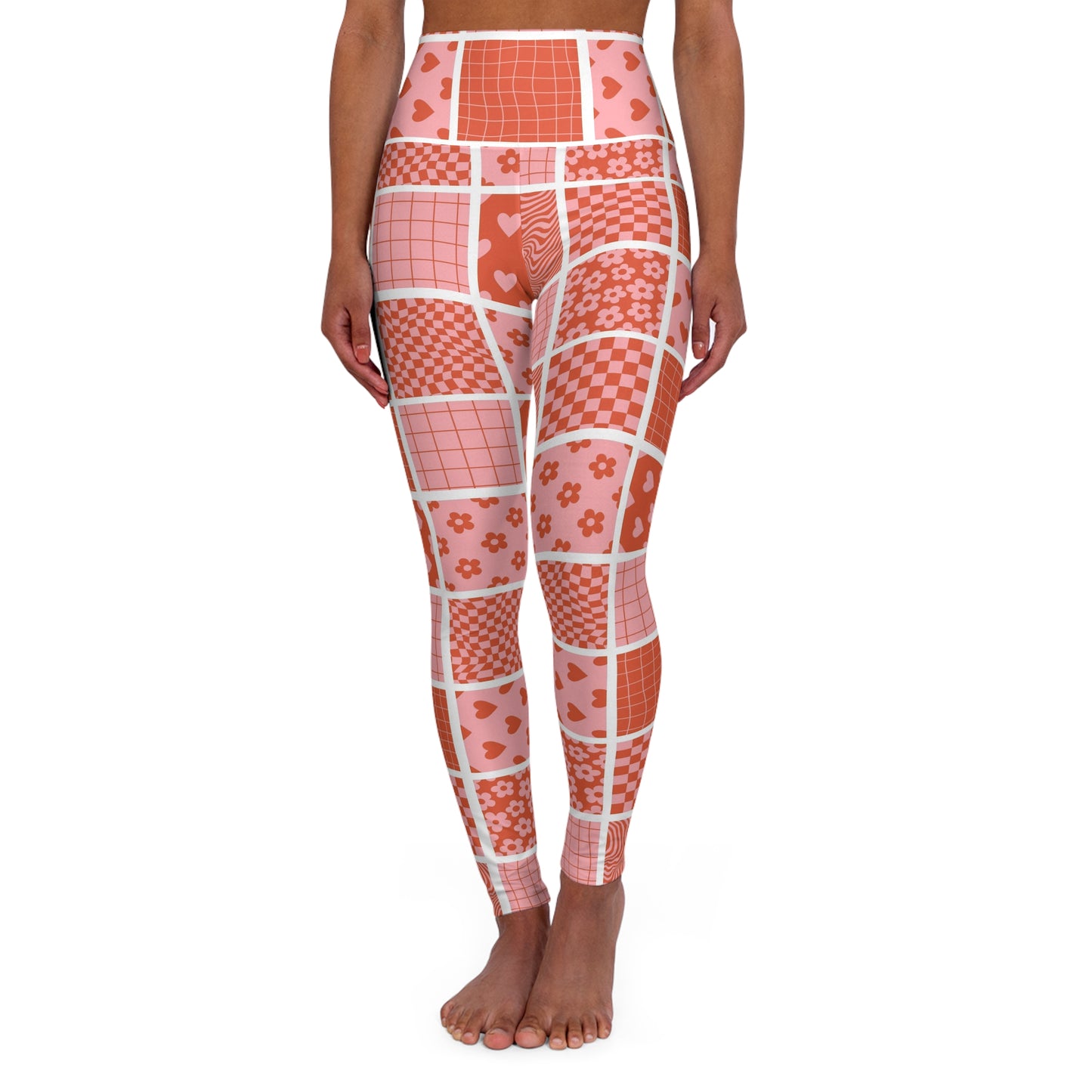 High Waisted Yoga Leggings (AOP)