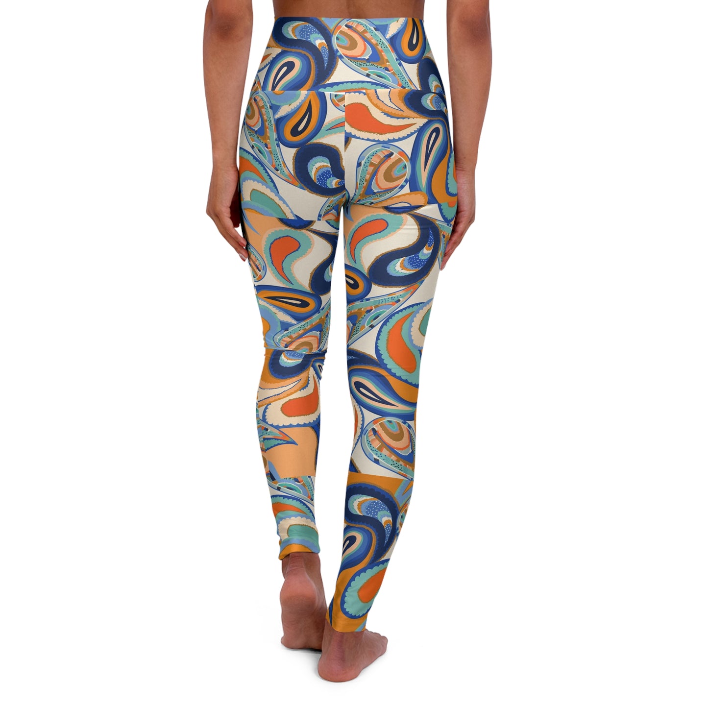 High Waisted Yoga Leggings (AOP)
