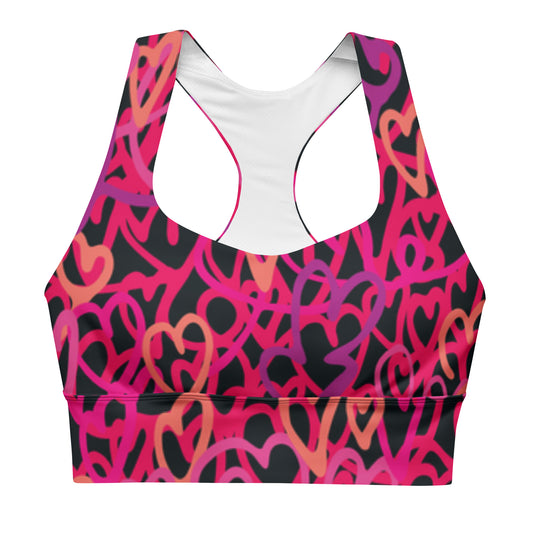 Longline sports bra