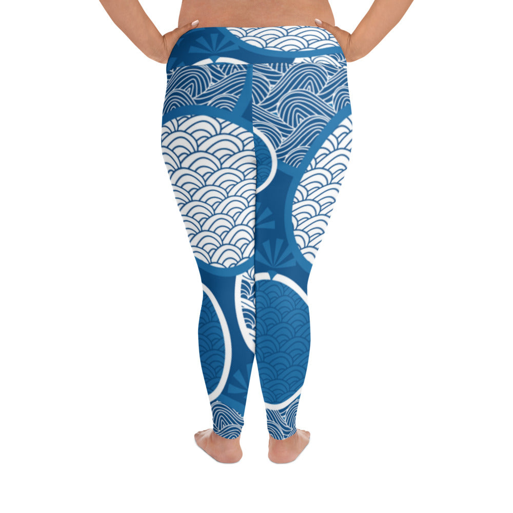 All-Over Print Plus Size Leggings