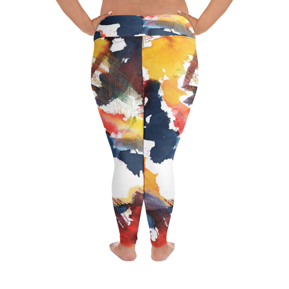 All-Over Print Plus Size Leggings