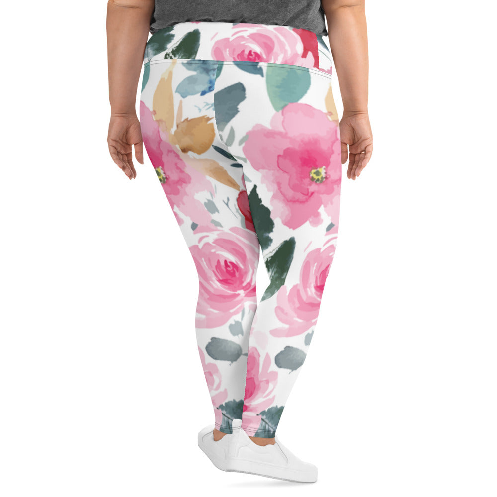All-Over Print Plus Size Leggings