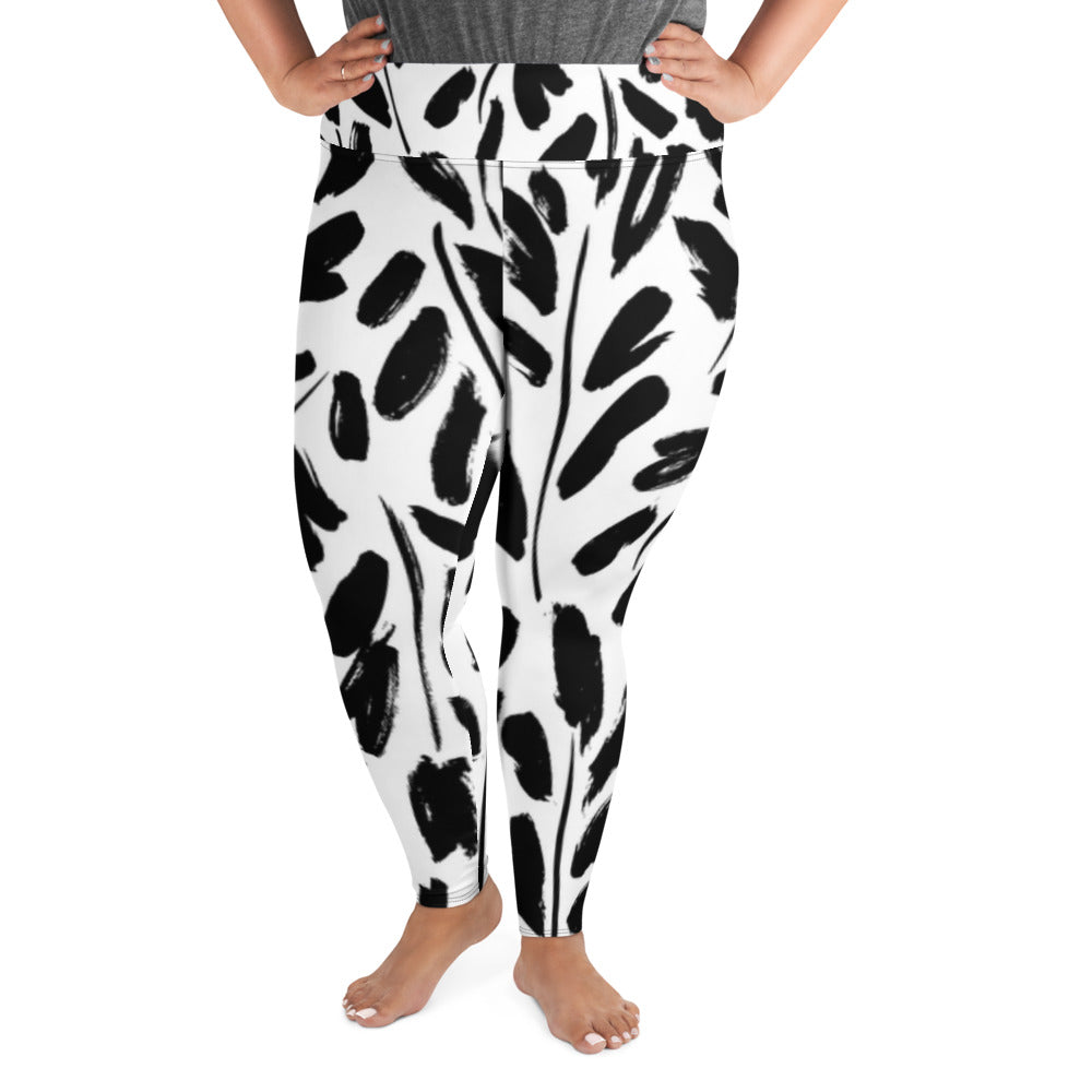 All-Over Print Plus Size Leggings