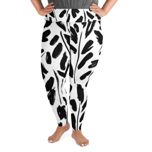 All-Over Print Plus Size Leggings