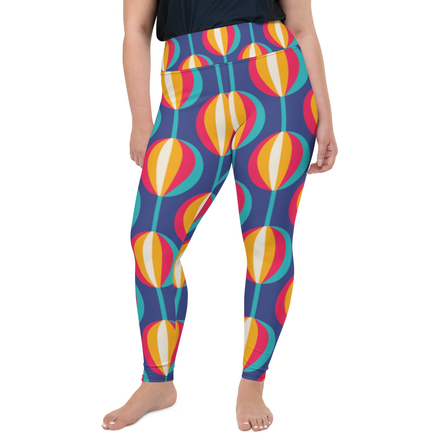 All-Over Print Plus Size Leggings