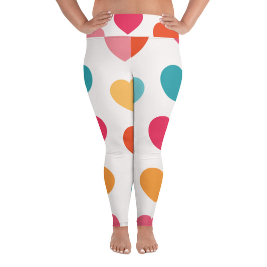 All-Over Print Plus Size Leggings