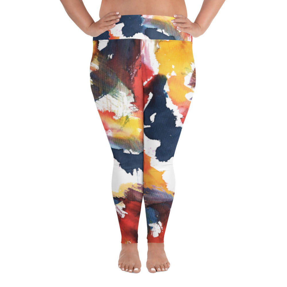 All-Over Print Plus Size Leggings