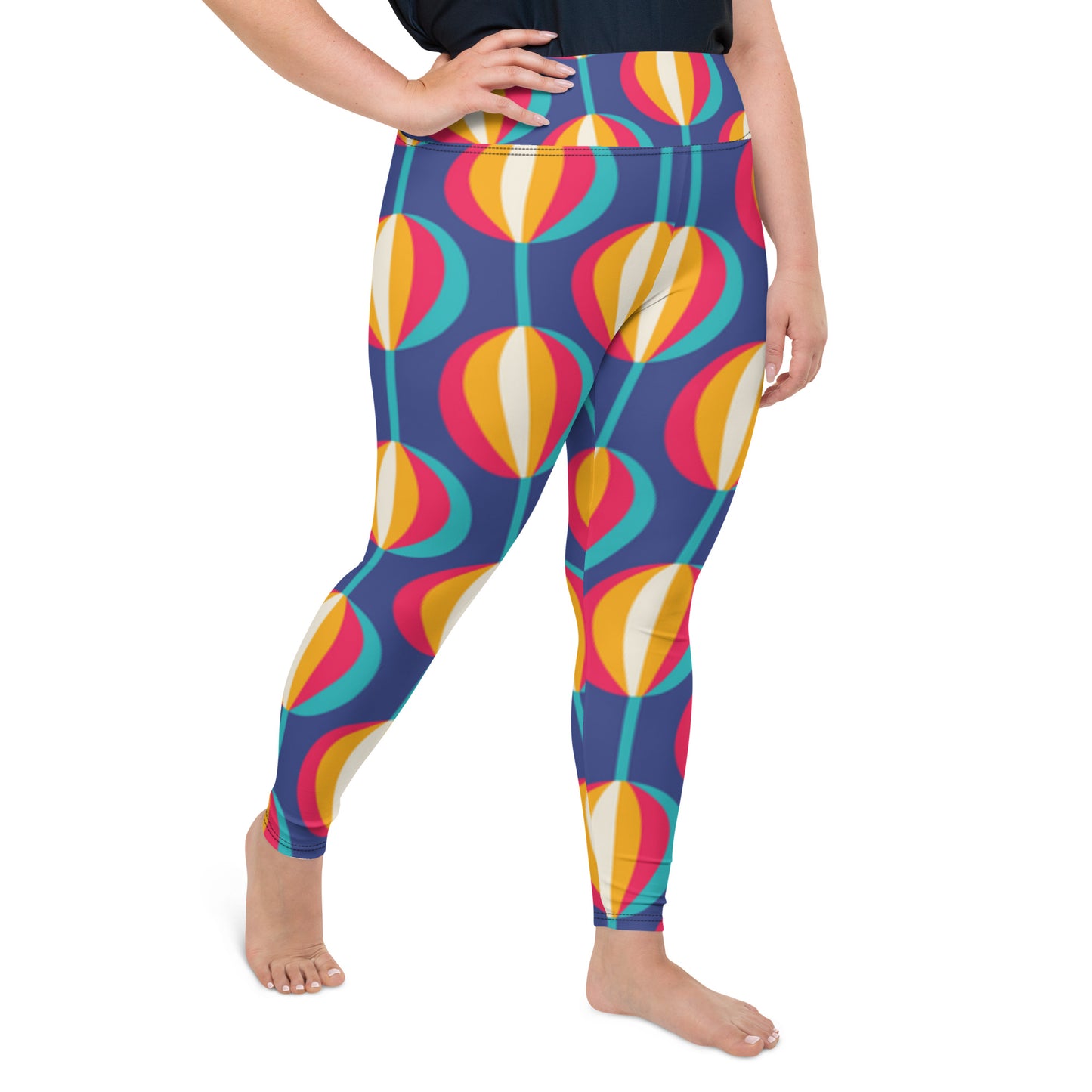 All-Over Print Plus Size Leggings