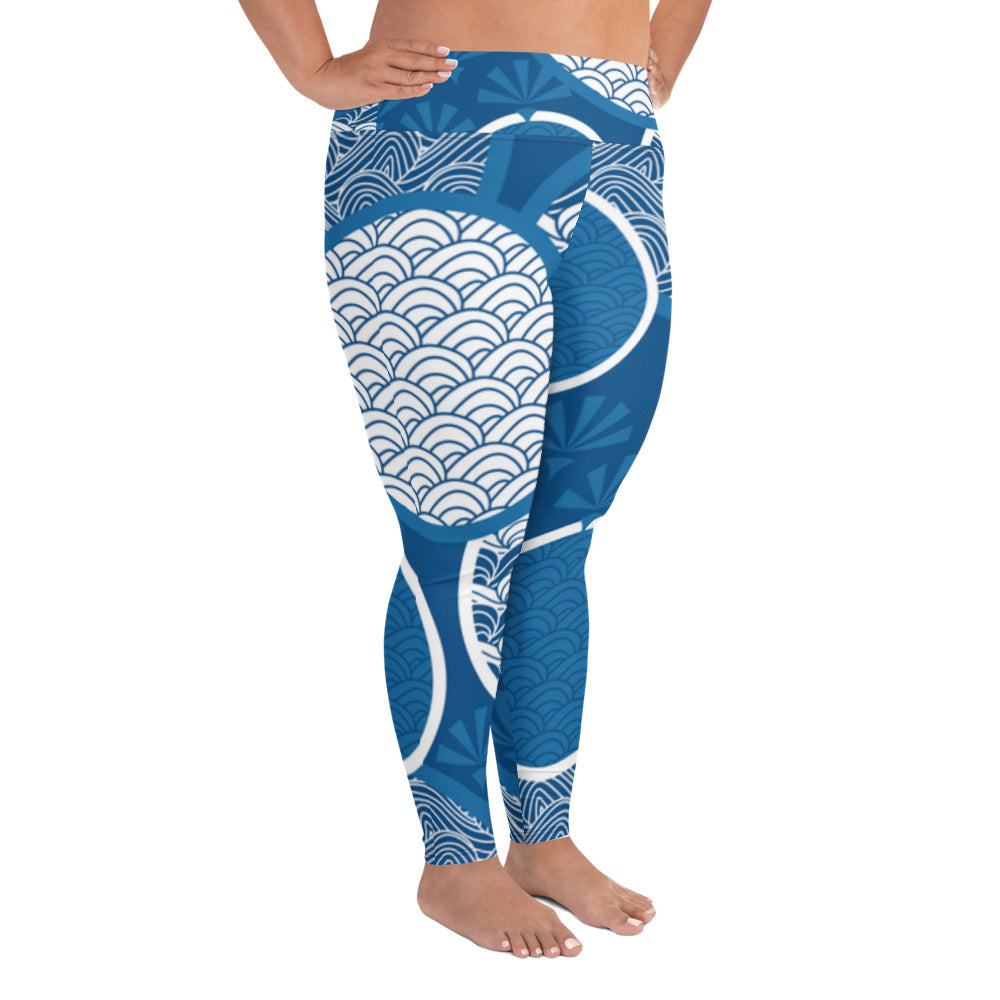 All-Over Print Plus Size Leggings