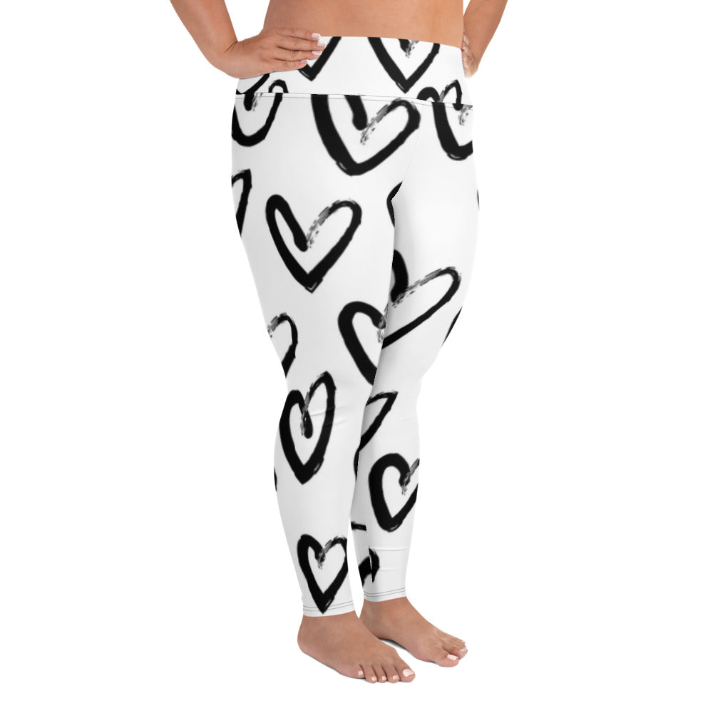 All-Over Print Plus Size Leggings