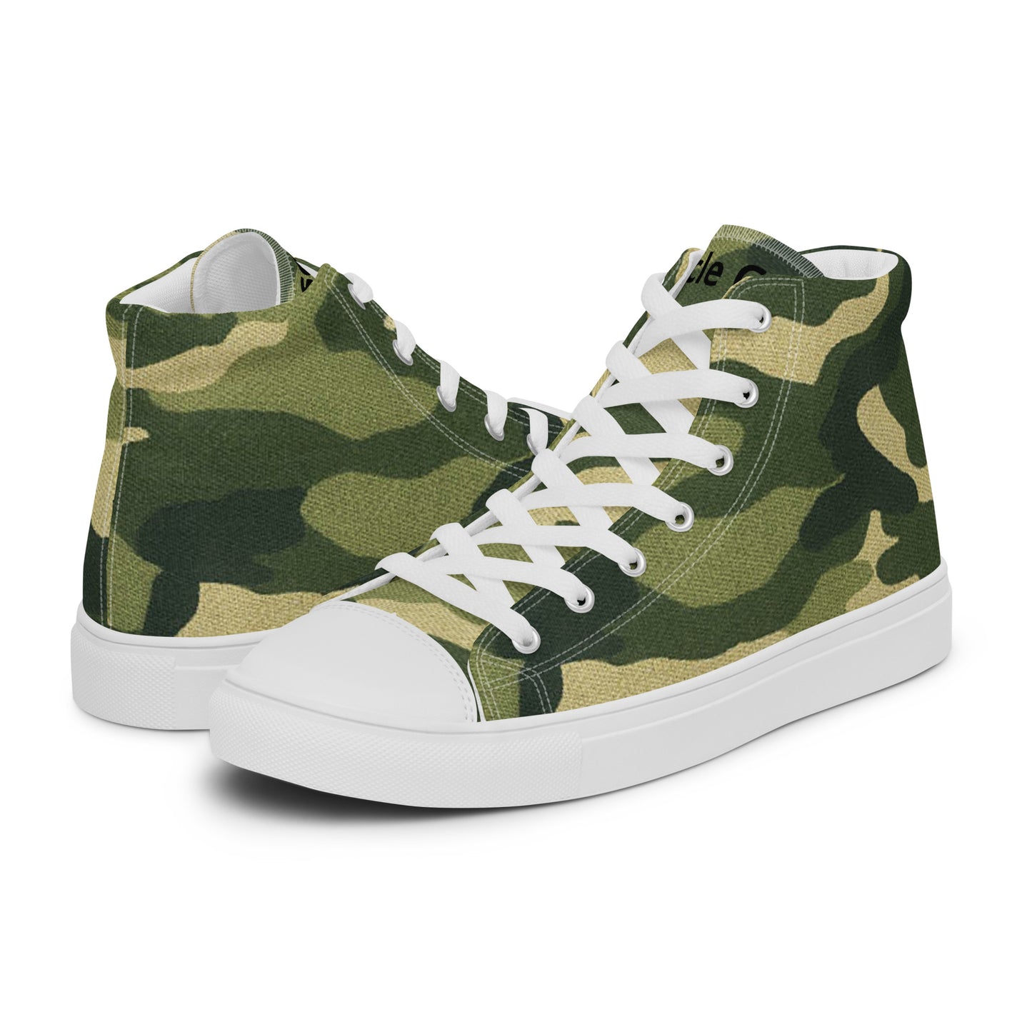 Men’s high top canvas shoes