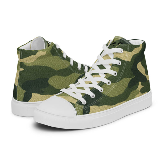 Men’s high top canvas shoes