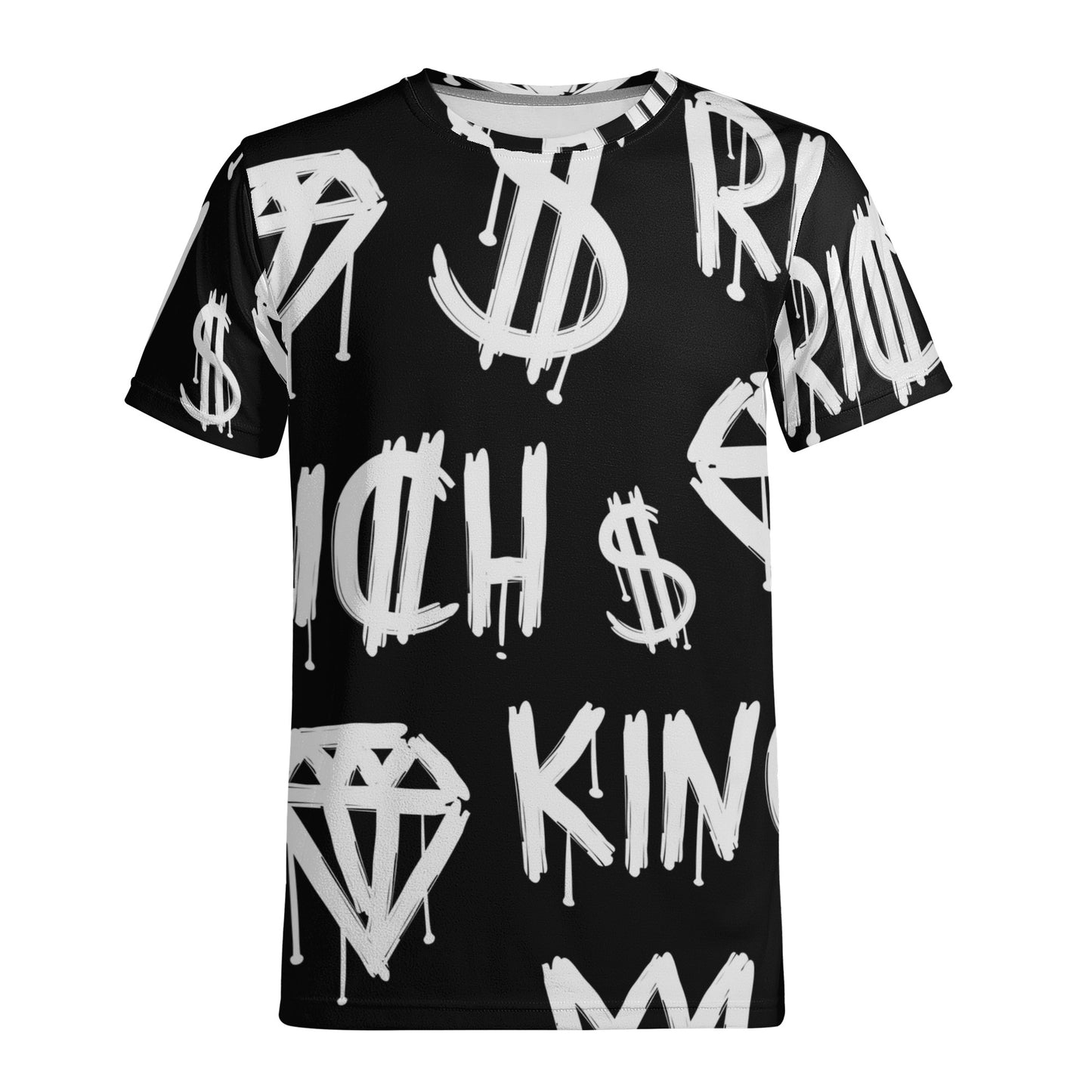 New Mens All Over Print T-shirt