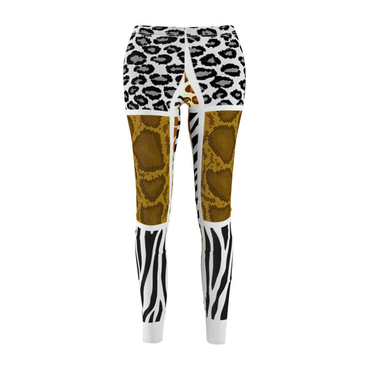Women's Cut & Sew Casual Leggings (AOP)